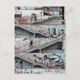 Cartão Postal Escadas de grafite, Sarajevo
