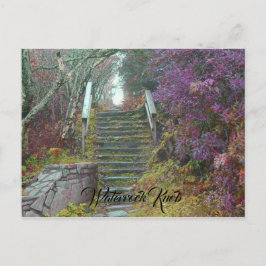 Cartão Postal Escadas de montanha para Waterrock Knob, Waynesvil