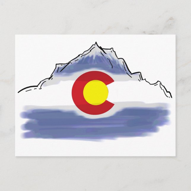 Cartão Postal Escala artística do Colorado (Frente)