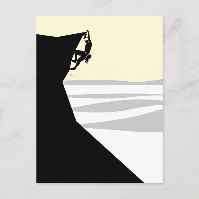 Cartão Postal Escalador de Rock 1 (Frente)
