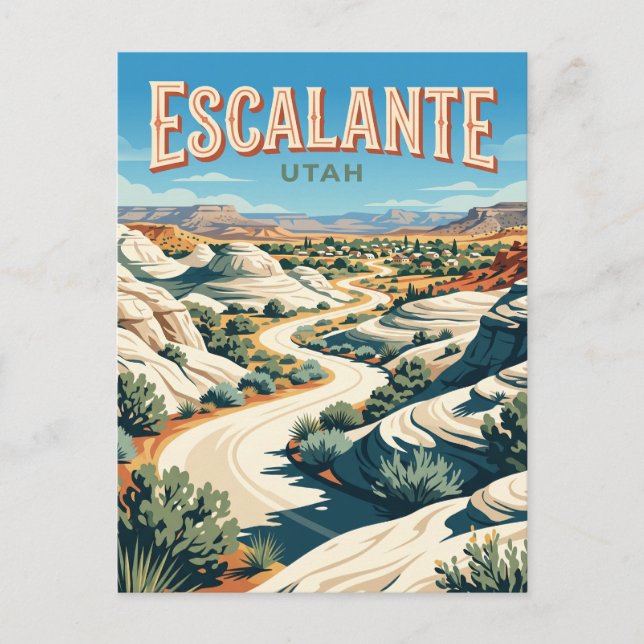 Cartão Postal Escalante EUA (Frente)