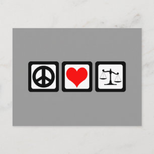 Cartão Postal Escalas de justiça