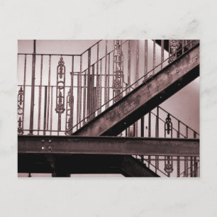 Cartão Postal Escape de Incêndio Vitoriano