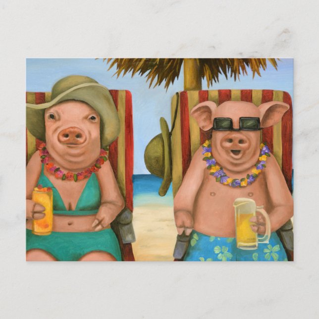 Cartão Postal Escassez de Bacon 2 (Frente)