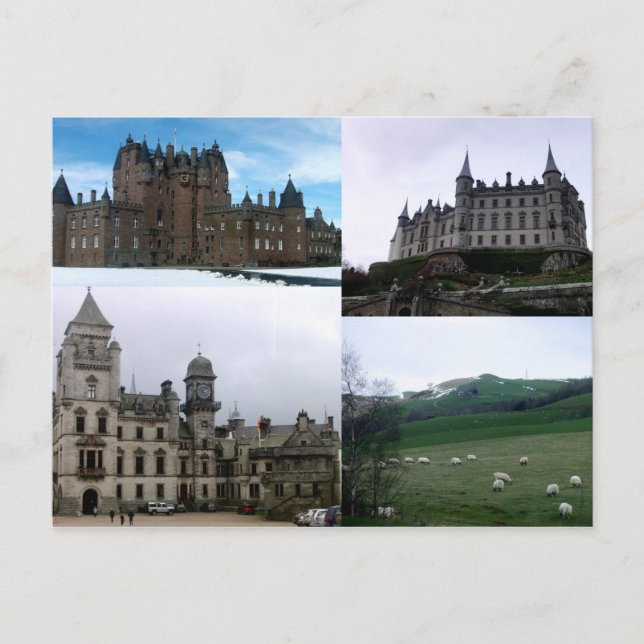 Cartão Postal Escócia (4 imagens) (Frente)