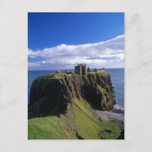 Cartão Postal Escócia, Aberdeen. Castelo de Dunnotar.