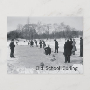 Cartão Postal Escola Antiga de Curling Superior