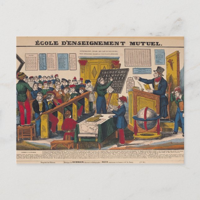 Cartão Postal Escola de Educação Mútua (Frente)