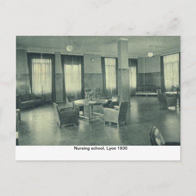 Cartão Postal Escola de enfermagem, Lyon 1930 (Frente)