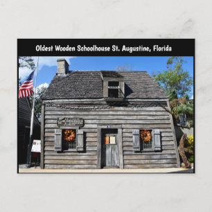 Cartão Postal Escola de Madeira mais antiga