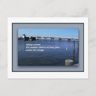 Cartão Postal Escola de vela