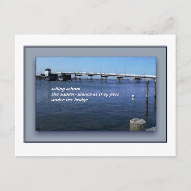 Cartão Postal Escola de vela (Frente)