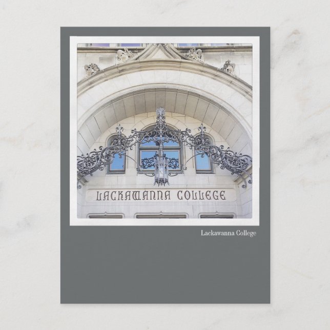 Cartão Postal Escola Scranton PA Postcard-Lackawanna (Frente)