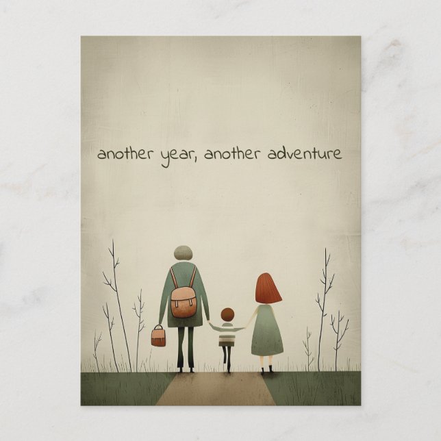 Cartão Postal Escola Verde e Pais (Frente)