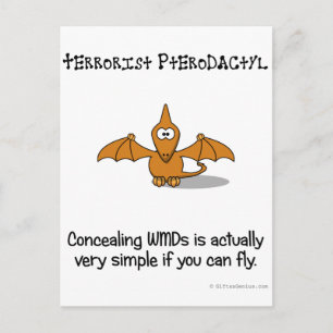 Cartão Postal Esconder armas de destruição maciça não é duro