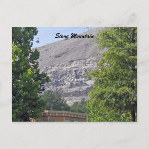 Cartão Postal Escória Das Montanhas Pedras, Stone Mountain Georg