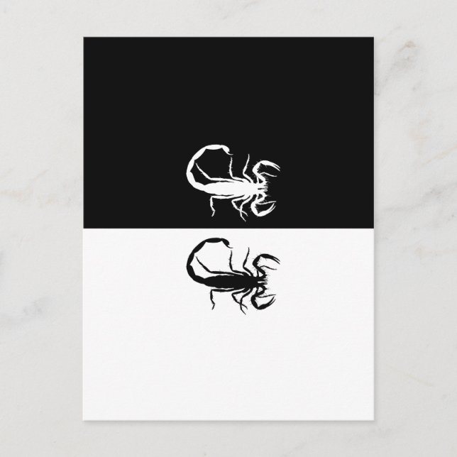 Cartão Postal escorpiões (Frente)