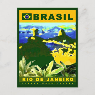 Cartão Postal Escreva sobre a cidade do Rio de Janeiro