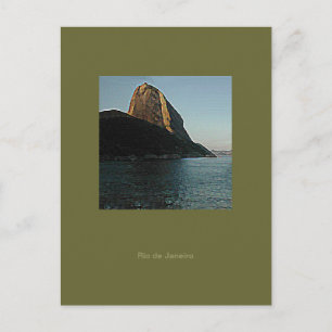 Cartão Postal Escreva sobre Rio, a Montanha SugarLoaf
