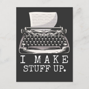 Cartão Postal Escrevendo do Livro de Testemunhas do Autor da Má