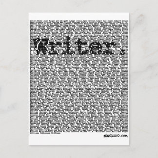 Cartão Postal Escritor.