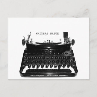 CARTÃO POSTAL ESCRITORES ESCREVEM