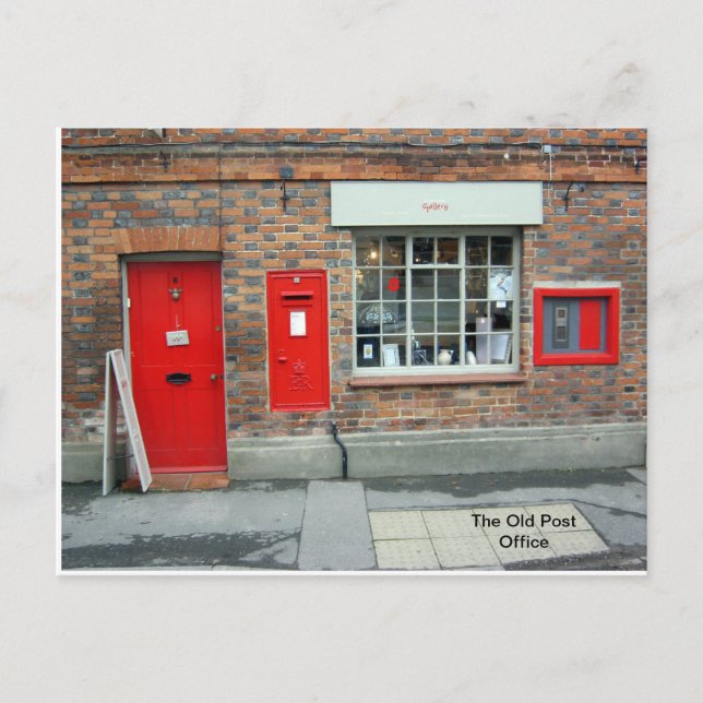 Cartão Postal Escritório antigo do Posto (Frente)