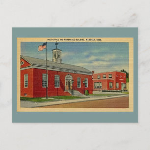 Cartão Postal Escritório de Posto Vintage, Makepeace Bldg, Ware