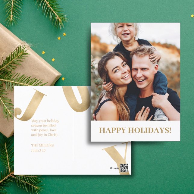 Cartão Postal Escritura de Fé de Natal de Festa de Natal para a  (Criador carregado)