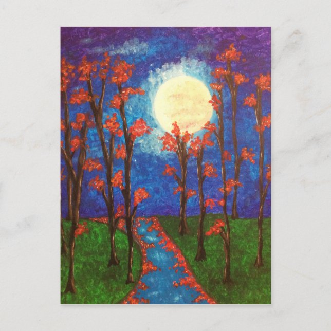 Cartão Postal Escritura de Lua e Rio (Frente)