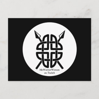 Cartão Postal Escudo Celta, MeWarriorWoman no Twitch
