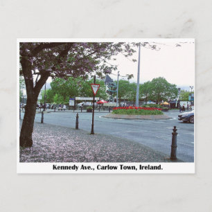 Cartão Postal Escultura da Árvore da Vida, cidade de Carlow Irla