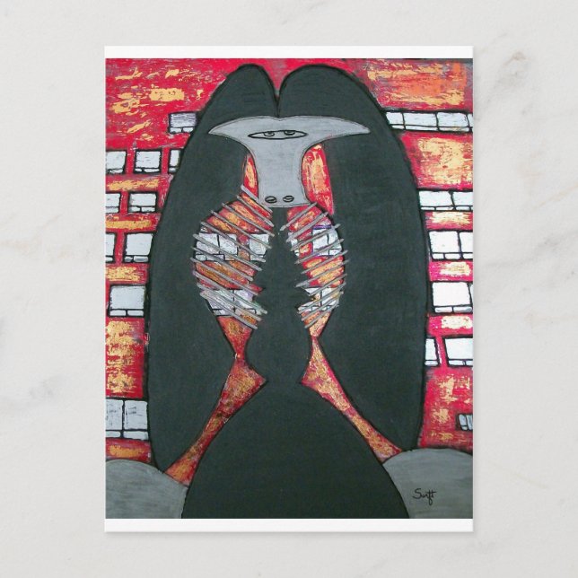 Cartão Postal Escultura de Chicago (Frente)