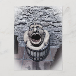 Cartão Postal Escultura de Pedra de Bica de Água