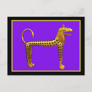 Cartão Postal Escultura do Leão Egípcio,