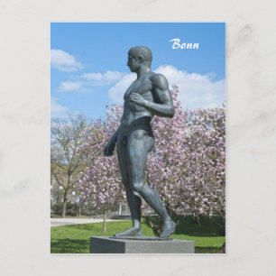 Cartão Postal Escultura perto do Museu de Arte Acadêmica em Bonn