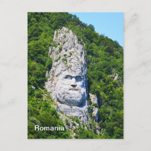 Cartão Postal Escultura rochosa na Romênia