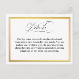 Cartão Postal Escuro Elegante Florea Detalhes De Casamento