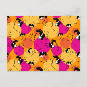 Cartão Postal Escutar e cantar