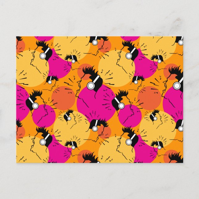 Cartão Postal Escutar e cantar (Frente)