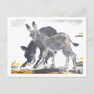 Cartão Postal Esel No. 01 * Esel-Postkarten * Cartões-postais