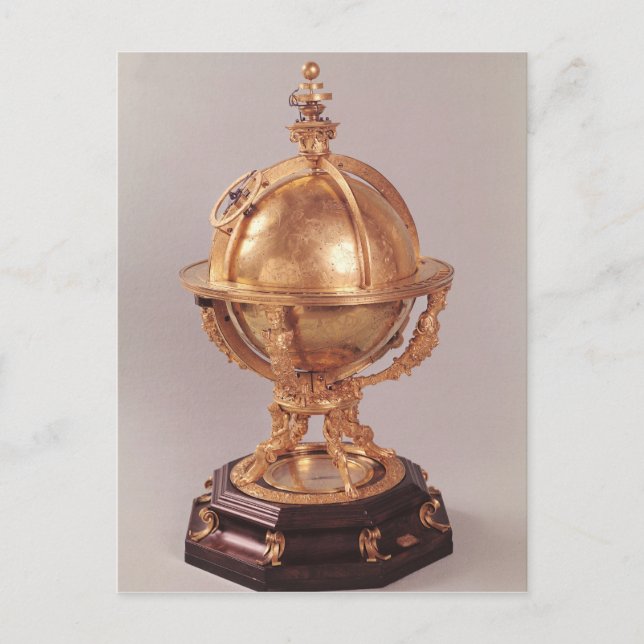 Cartão Postal Esfera celestial, c.1580 (Frente)