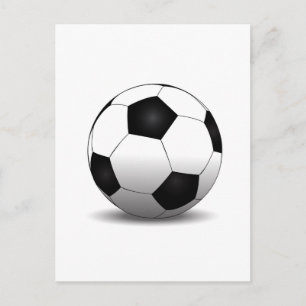 Cartão Postal Esfera de futebol