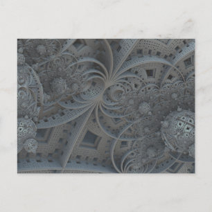 Cartão Postal esferas fractais