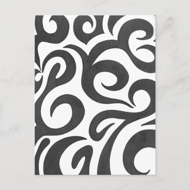 Cartão Postal Esfregões negros (1) (Frente)