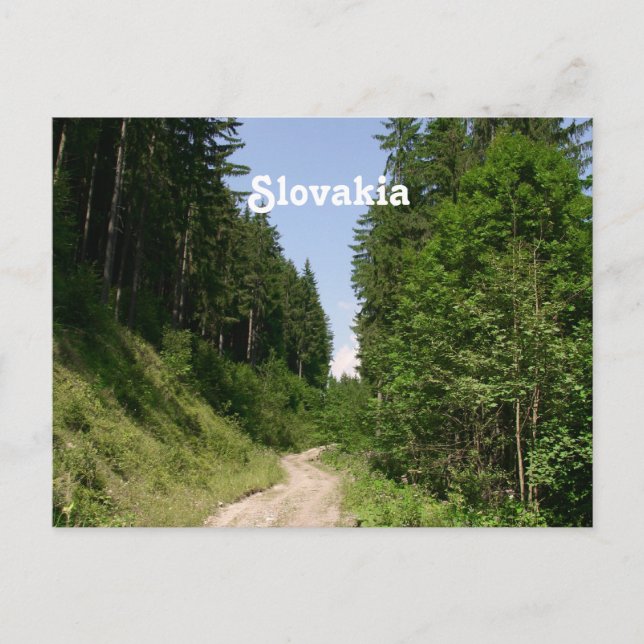 Cartão Postal Eslováquia (Frente)