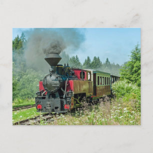 Cartão Postal Eslováquia Estreita Gage Railroad Cierny - Balog