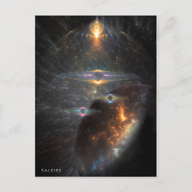 Cartão Postal Espaço (Frente)