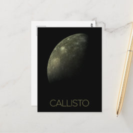 Cartão Postal Espaço Exterior, Cosmos, Sistema Solar, Callisto d