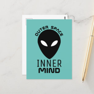 Cartão Postal Espaço Exterior na Mente, Alienígena Extraterres